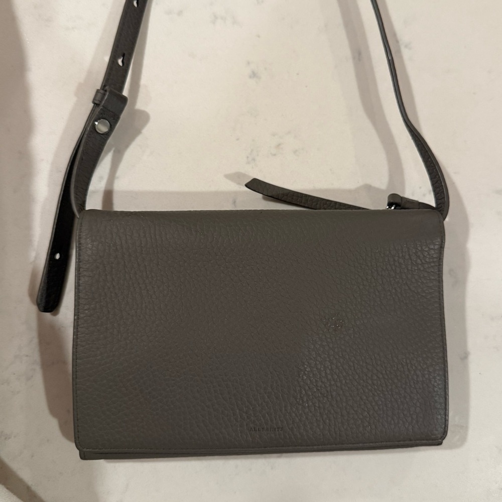 ALLSAINTS 100% Leather Crossbody Bag